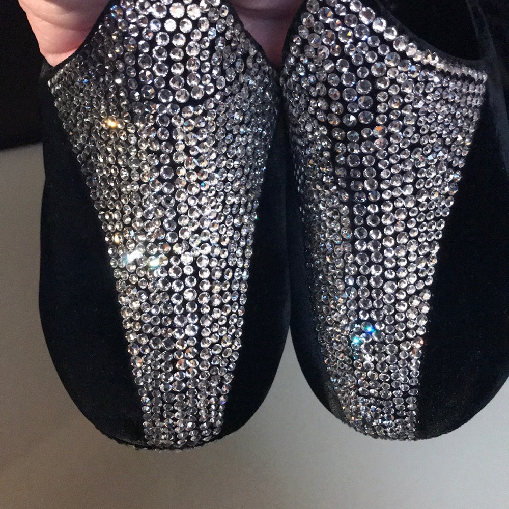 Saint Laurent black velour short booties - Picture 3 of 8